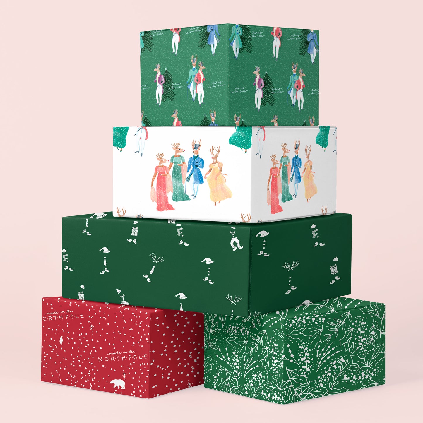 Holiday Sprig Wrapping Sheets
