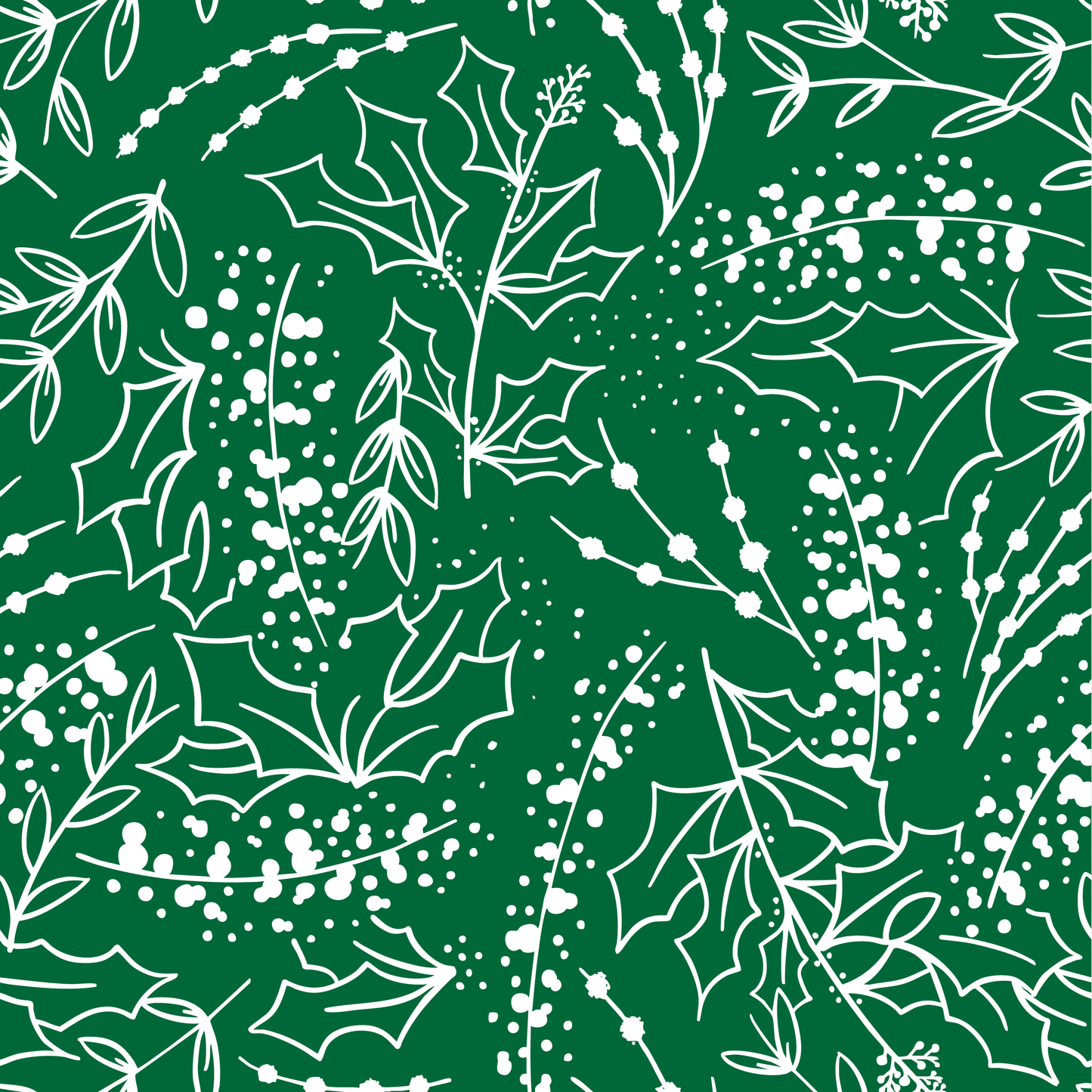 Holiday Sprig Wrapping Sheets