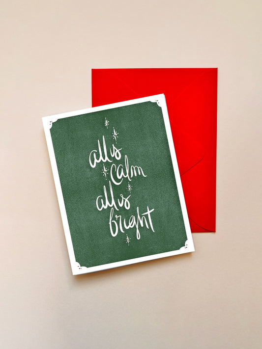 All is Calm Greeting Card