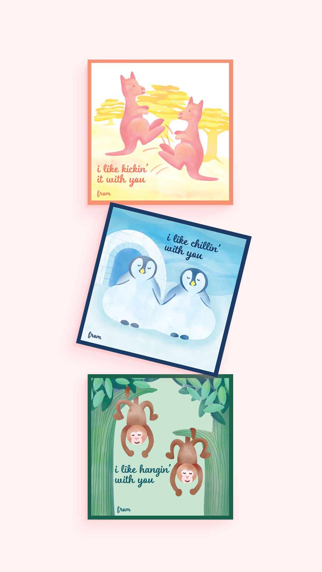Animal Pals Valentines