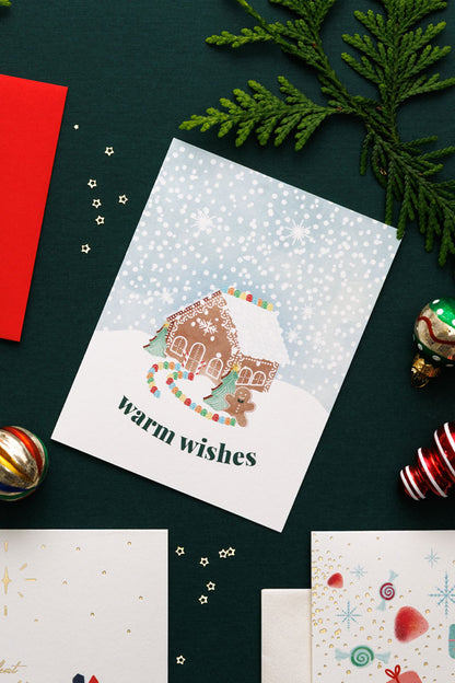 Gingerbread House Greeting Card