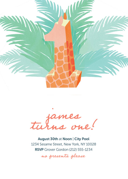Milestone Birthday Invitation