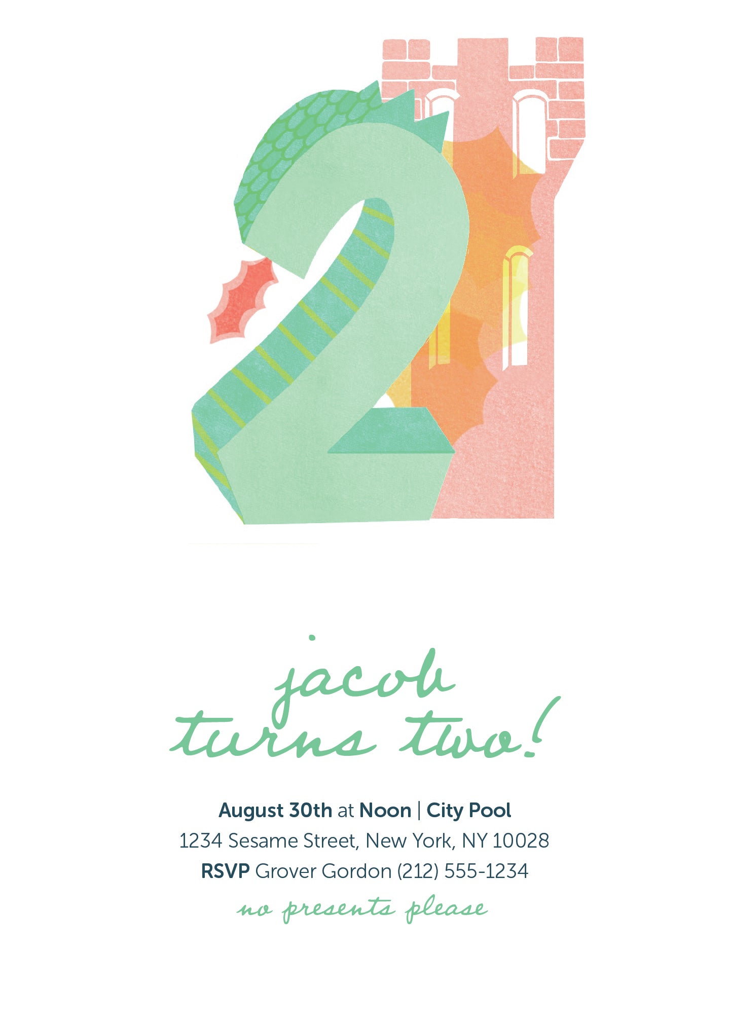 Milestone Birthday Invitation
