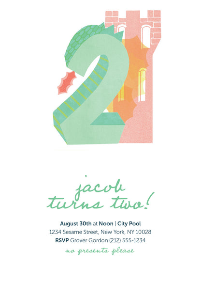 Milestone Birthday Invitation