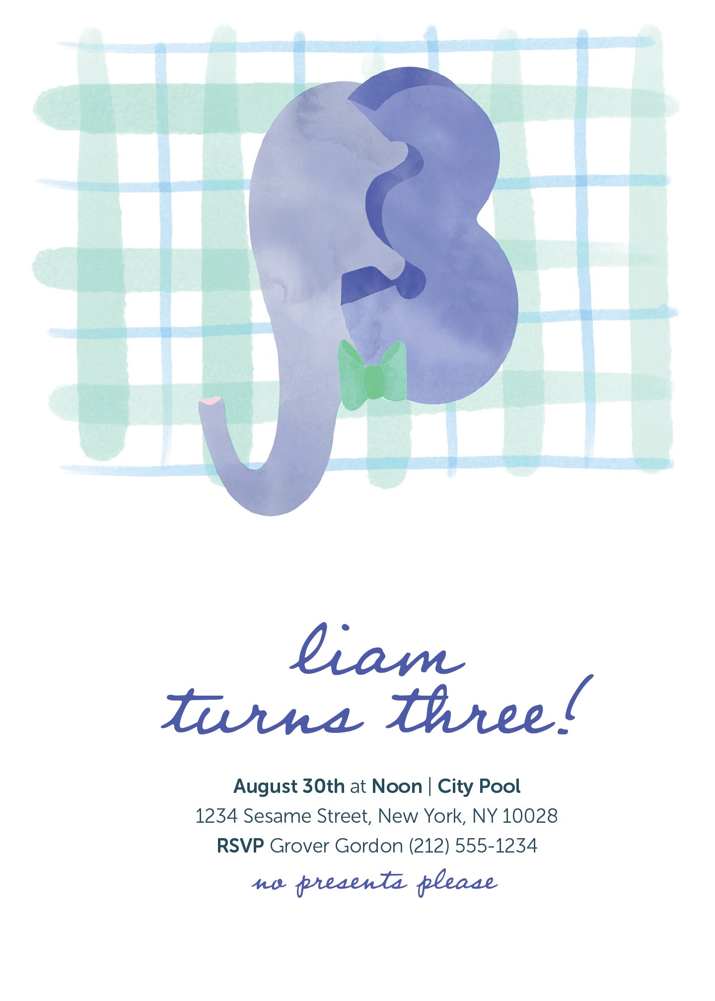 Milestone Birthday Invitation