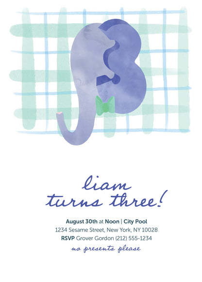 Milestone Birthday Invitation
