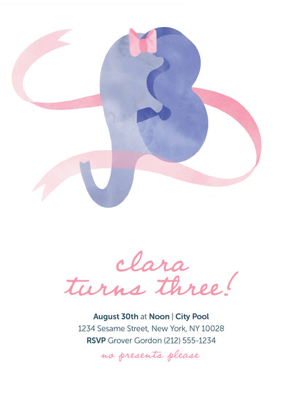 Milestone Birthday Invitation