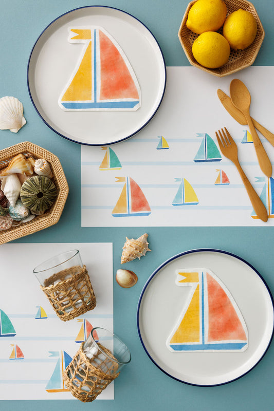 Sailboat Paper Placemat