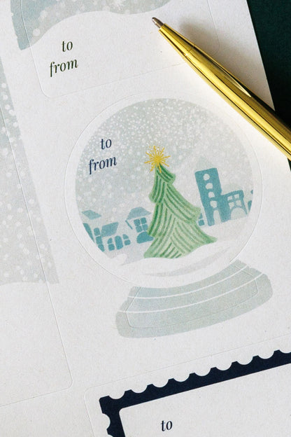 Christmas To / From Stickers