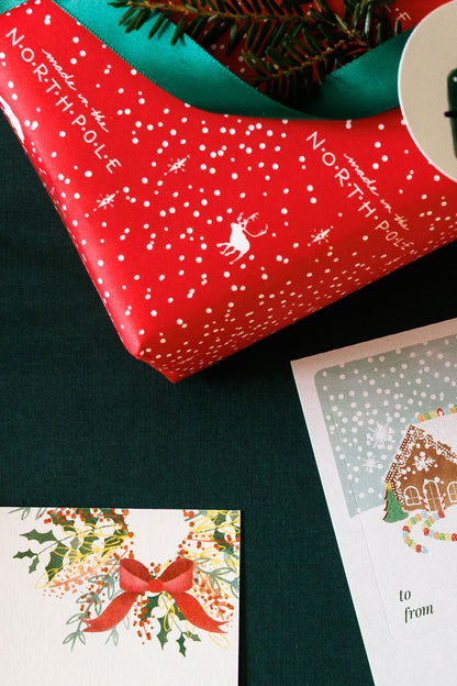 North Pole Wrapping Sheets