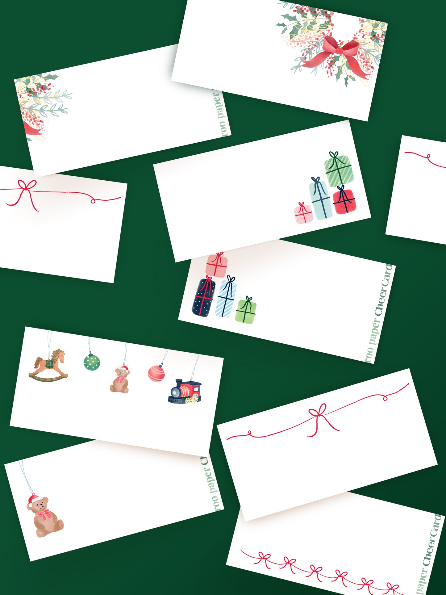 Wreath Cheer Card Set