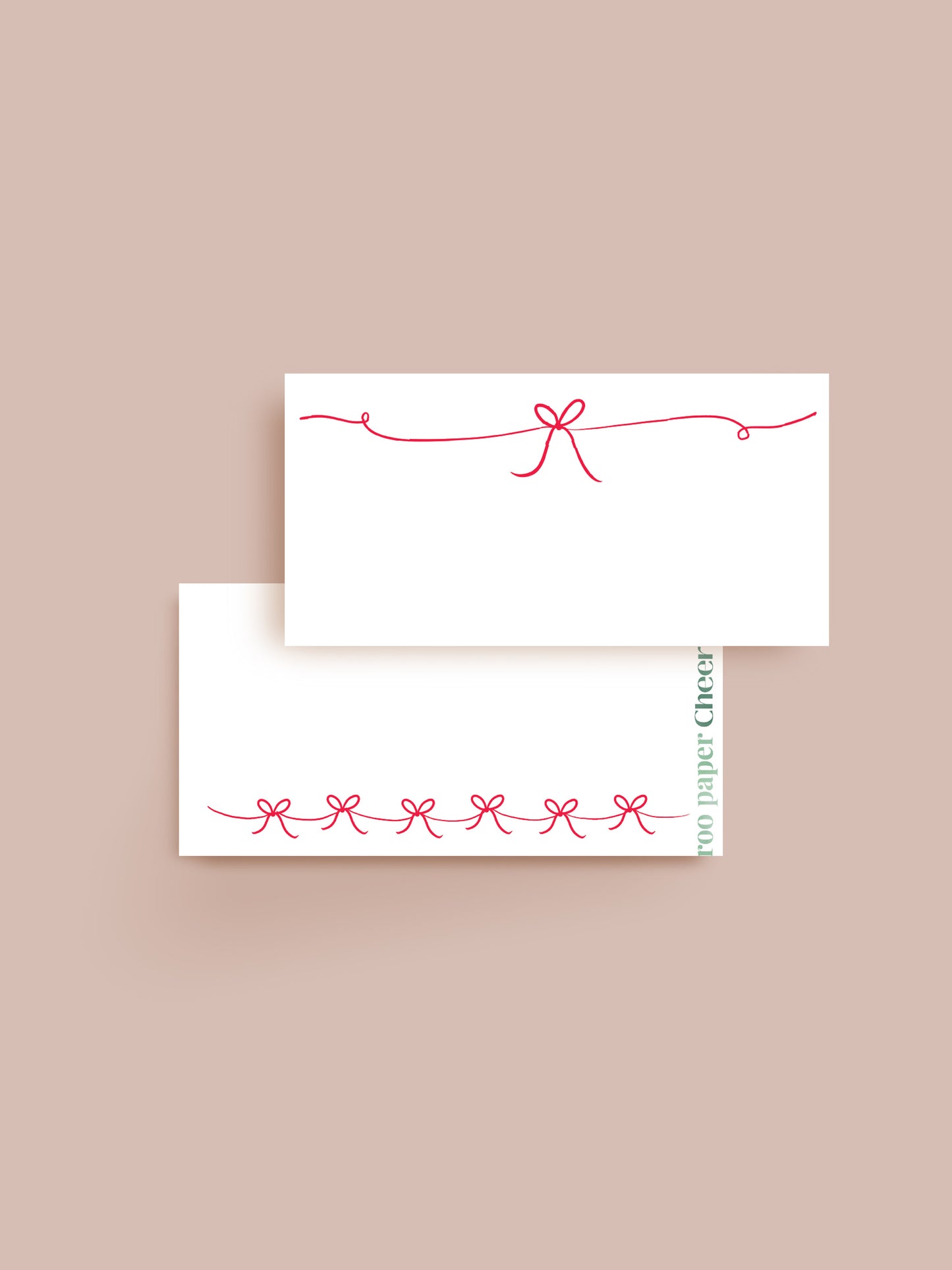 Bow Cheer Card Set