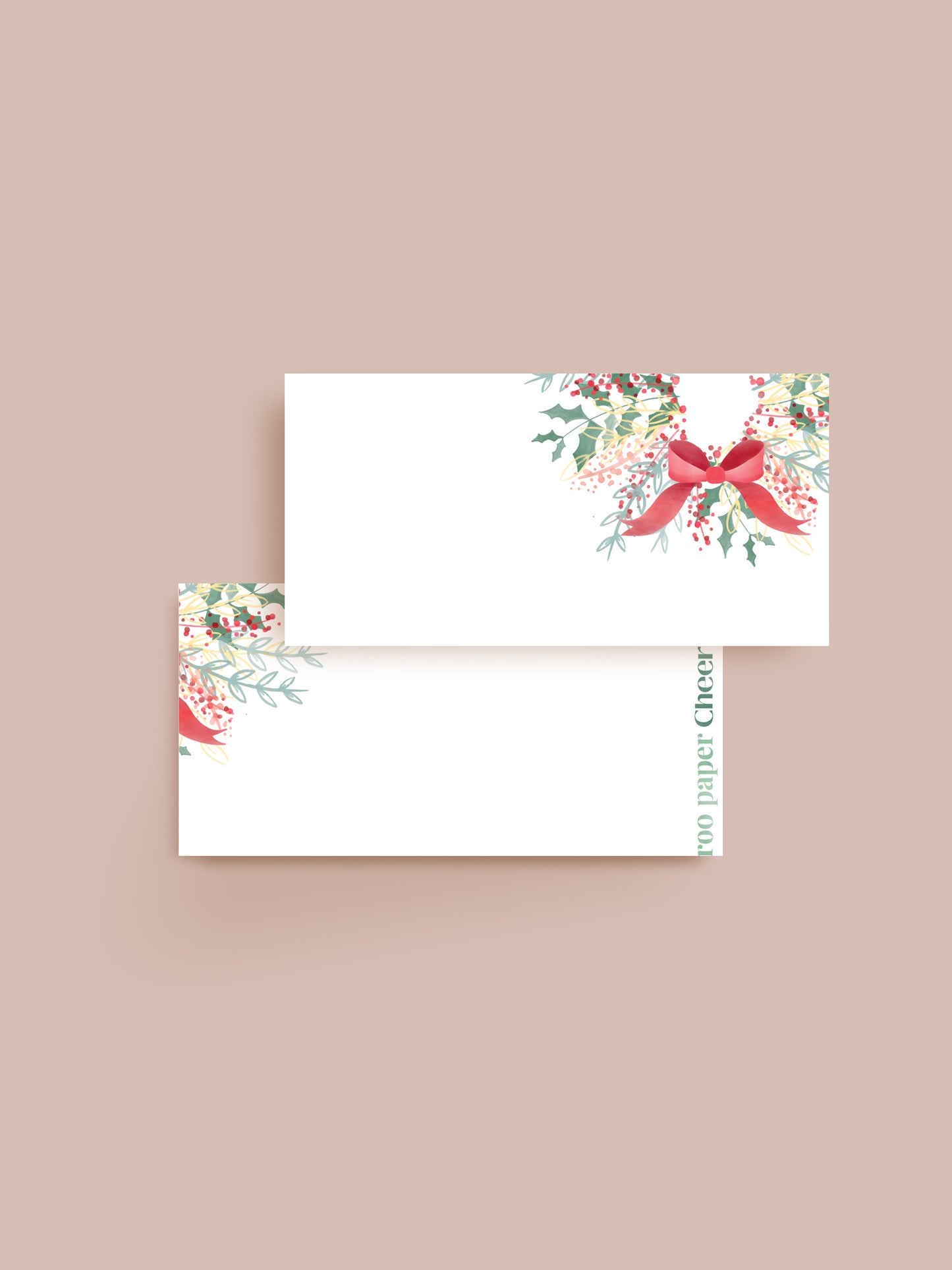 Wreath Cheer Card Set