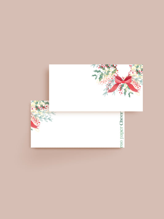 Wreath Cheer Card Set
