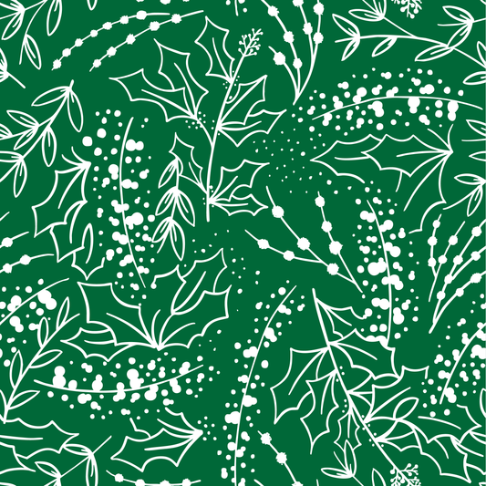 Holiday Sprig Wrapping Sheets